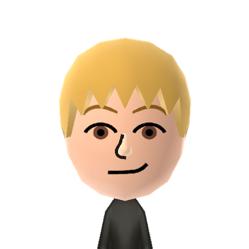 Greyson Mii character: NNID: skeederg72