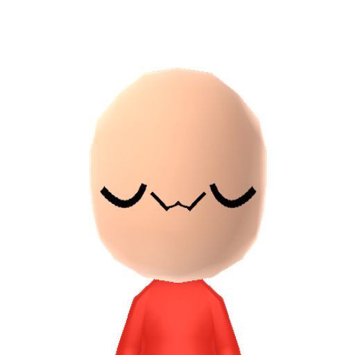 UwU Mii character: This is a Mii uploaded for the 3DS version and distributed by Mii Central for both the 3DS and Switch versions of Miitopia.