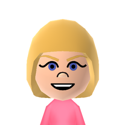 Piluelow Mii character: A Mii from Jackson's WSR Mod, a mod for Wii Sports Resort.