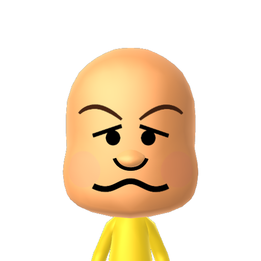 ? Mii character: A Mii uploaded to Check Mii Out Channel (WiiLInk)