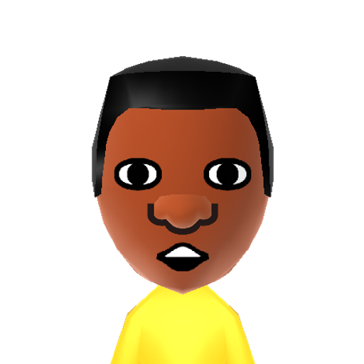 Geromy Mii character: From "Sweet Bro and Hella Jeff".