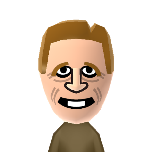 バルガ Mii character: A Mii created by Smashed Tomatoes for Big Dachi Collection
