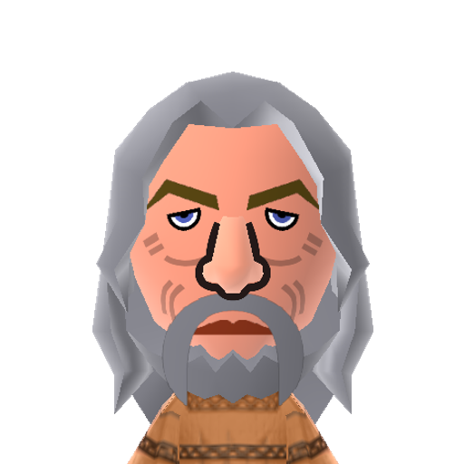 Gandalf Mii character preview