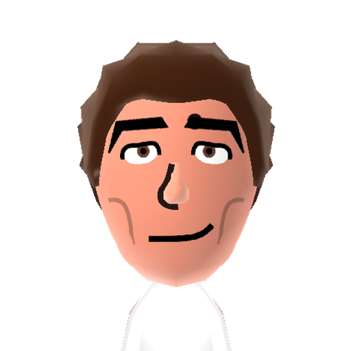 Chuck Mii character preview