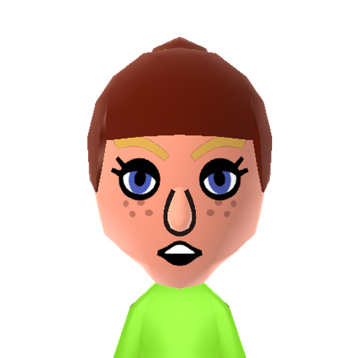 no name Mii character: A Mii from Dillon's Dead-Heat Breakers