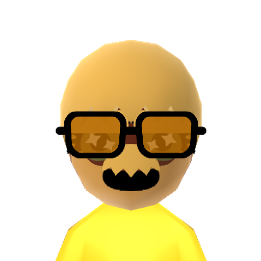 Gゴーレム Mii character: A Mii used for Nintendo Network ID chikarra0712 by Gゴーレム.