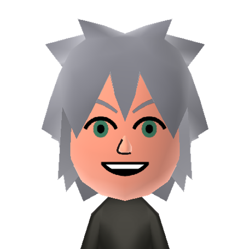 Black★Star Mii character: A main meister character from the anime and manga "Soul Eater". He's a very egotistical ninja and the partner of Tsubaki Nakatsukasa.