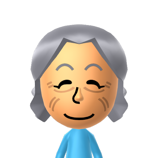 ババ Mii character: A Mii from Jinsei Game Wii