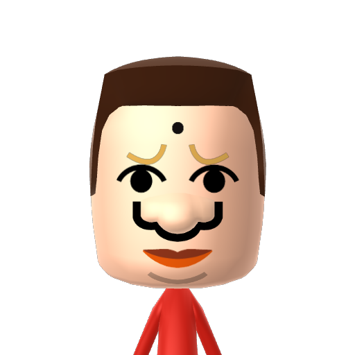 ? Mii character: A Mii uploaded to Check Mii Out Channel (WiiLInk)