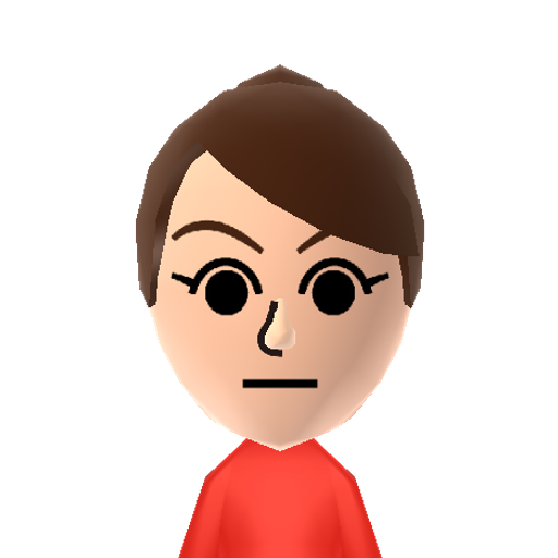 HANNAH Mii character: These are extracted and derived from the Mii Central Miis from the 3DS Miitopia.