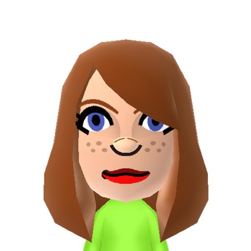 Emma Stone Mii character: Actress from such fare as "Superbad", "Zombieland", "Easy A" and the latest re-boot of the "Amazing Spider-Man" franchise.