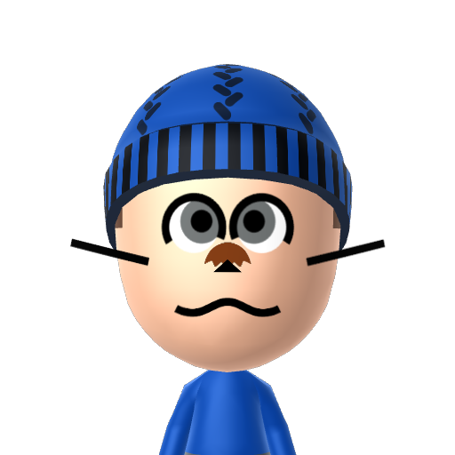 ? Mii character: A Mii uploaded to Check Mii Out Channel (WiiLInk)