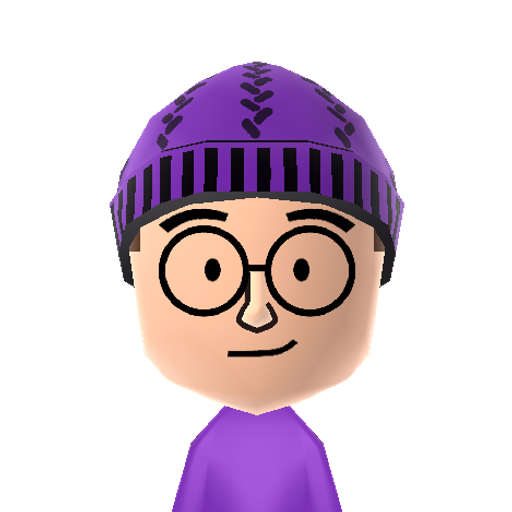 Dan Mii character: from Disventure Camp Contestants as Miis + QR Codes (UPDATED) [@michellemagnuson5108]