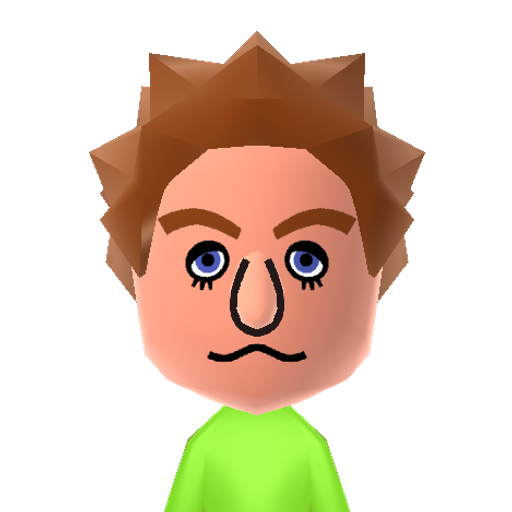 Wallace Mii character preview