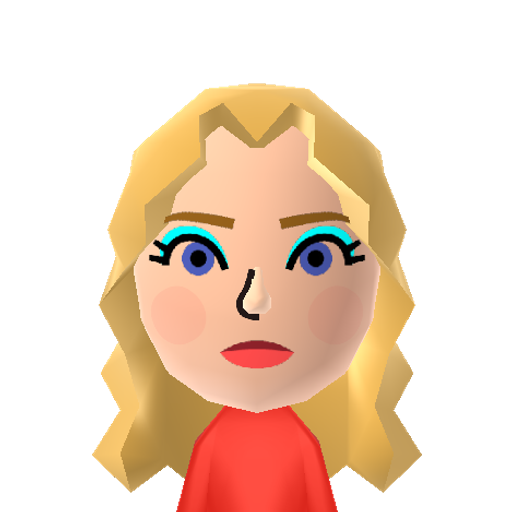 Buttercup Mii character preview