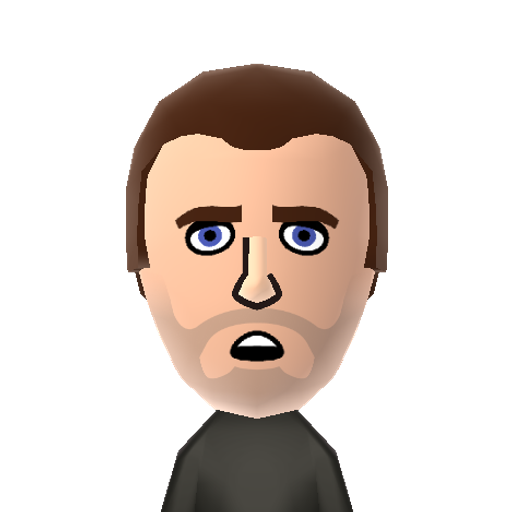 Nic Cage Mii character: The over-the-top actor.