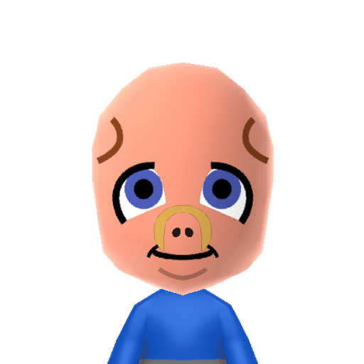 Porky Pig Mii character preview