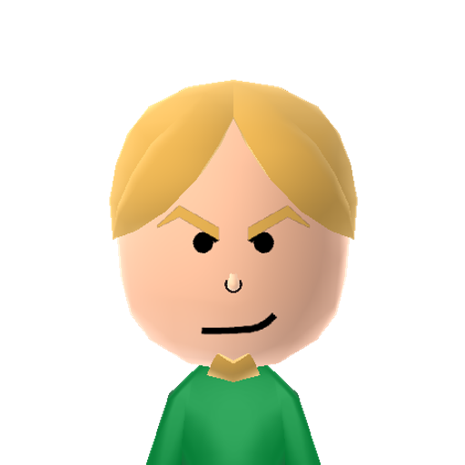 Nale Mii character: The evil twin of Elan from the webcomic "Order of the Stick"
