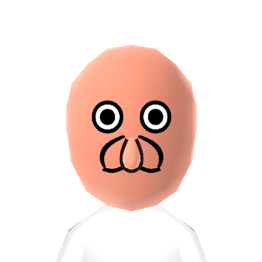 Zoidberg Mii character: The alien shellfish from the popular T.V. show Futurama.