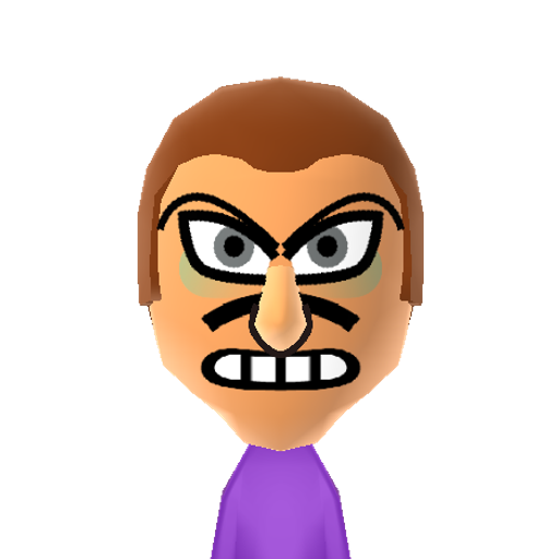 Waluigi Mii character preview