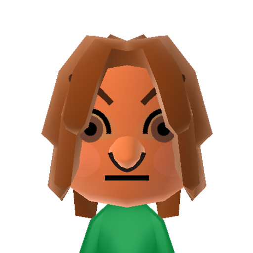 humanMii Mii character: A "human-made" Mii made by DeepSeek