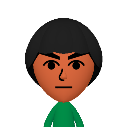 no name Mii character: This Mii is from the Switch SDK as a SampleDB Mii.