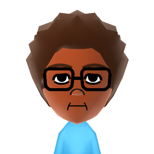 Moss Mii character preview