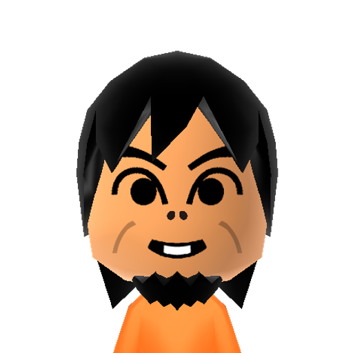 Bussho Mii character: A Mii from Popsicle-Kun