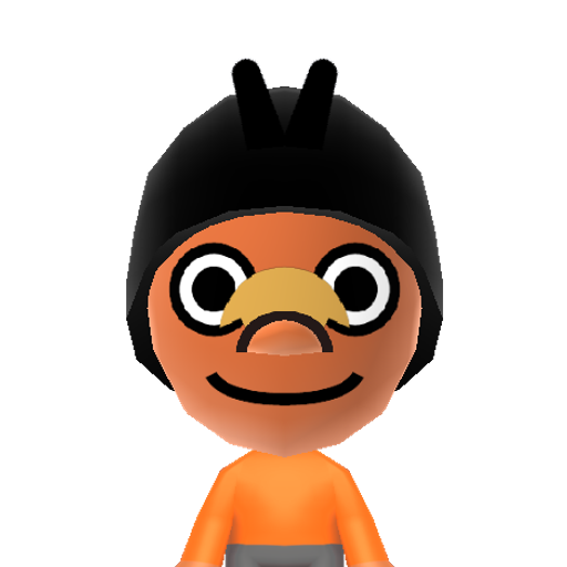 Tepig Mii character: Fire-type pokemon and cute little piggie from "Pokemon Black and White".
