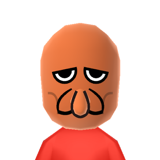 Zoidberg Mii character preview