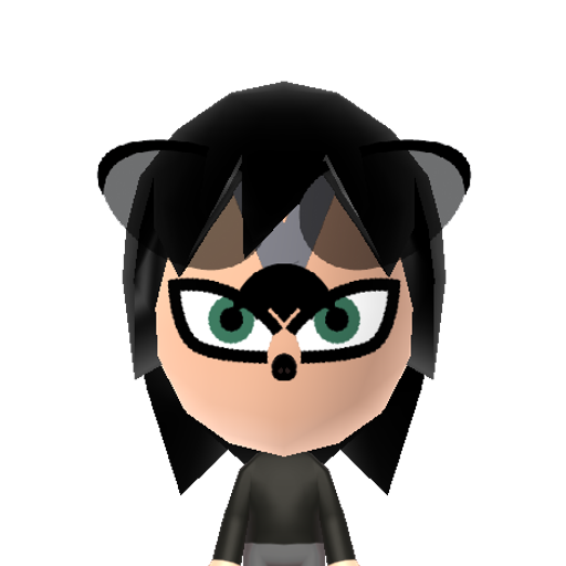 Mephiles Mii character: From "Sonic 06"