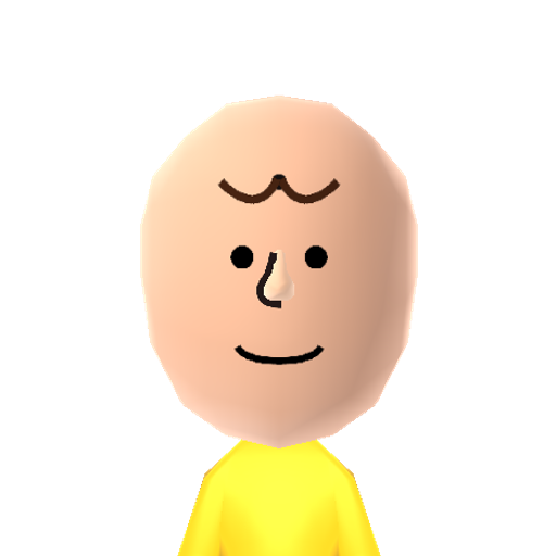 Charlie B. Mii character: Charlie Brown, from the Peanuts series. (Source: www.jvgs.net/tlblog/qrcodes.htm)