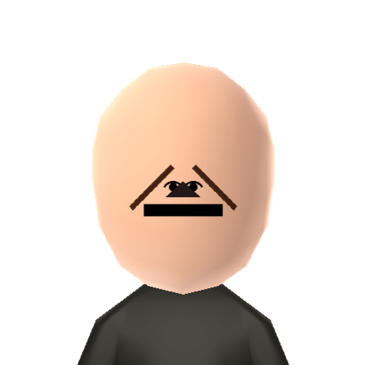 illuminat Mii character: The All-Seeing Eye symbol for the Illuminati, as seen on the pyramid on back of the the U.S. 1 dollar bill.