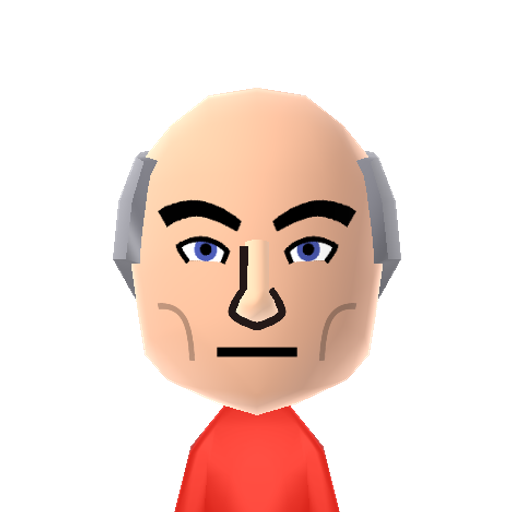 CaptPicard Mii character: The captain of the Starship Enterprise from Star Trek: The Next Generation. Played by Patrick Stewart.