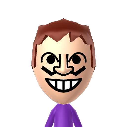 Waluigi Mii character preview