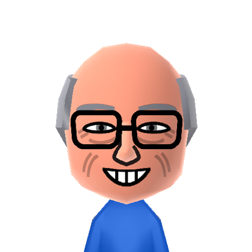 Bernie Mii character preview