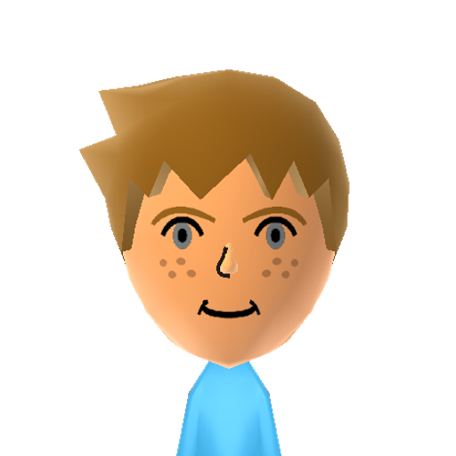 Riley Mii character: NNID: TheDrRjayk