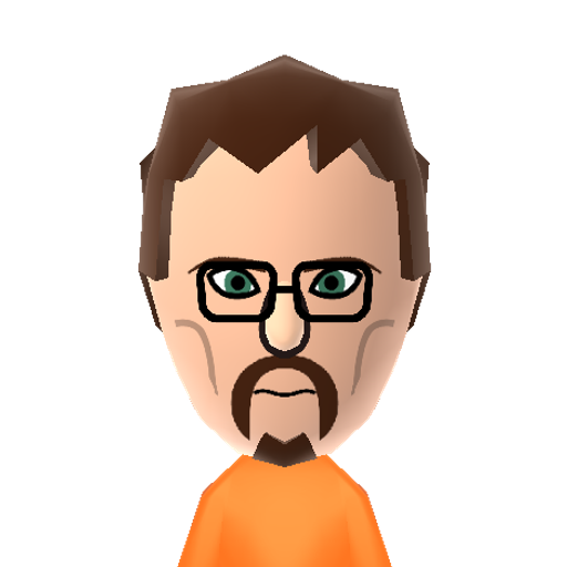 Dr.Freeman Mii character: The playable character of "Half-Life", "Half-Life 2" and the episodes. He is/was a scientist working at Black Mesa, until a resonance cascade occurred. He wears a high-tech suit called the Mark IV or V HEV suit.