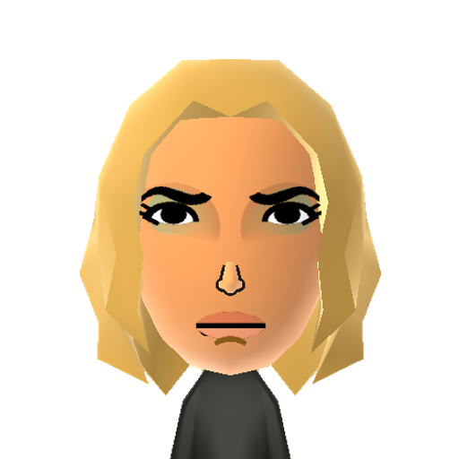 Ivanka T. Mii character: TV presenter, model and businesswoman. Daughter of property mogul Donald Trump and frequently seen on his show "The Apprentice".