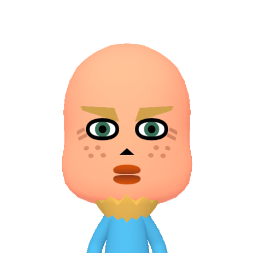no name Mii character: This Mii is from the Switch SDK as a SampleDB Mii.