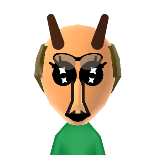 Greedo Mii character: Greedo from Star Wars: A New Hope. (Source: https://www.tumblr.com/mii-gallery/135409581510)