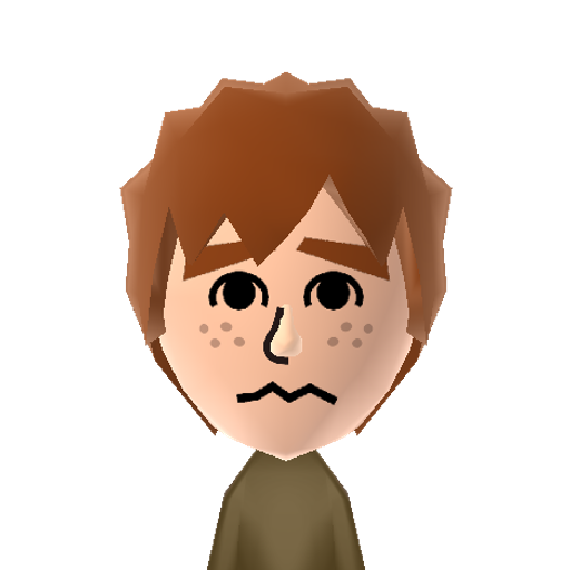 Hiccup HH3 Mii character: Main character from the "How to Train Your Dragon" book series which inspired the TV series.