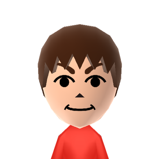 ゆうらく Mii character: NNID: rimeru71