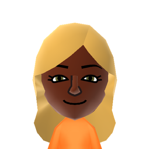 Darlina Mii character: Custom CPU Miis made by DezzyTheMaker, also used Mii Olympics in Wii Sports, Mii Olympics in Wii Sports Resort, and Mii Olympics in Wii Party, a Mod for Wii Sports, Wii Sports Resort, and Wii Party respectivel.