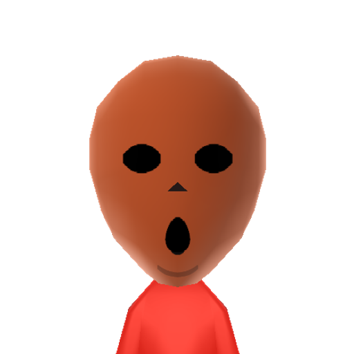Specimen 7 Mii character: From the Windows game "Spooky's House of Jump Scares". A figment of what appears to be a wall of skeletons.