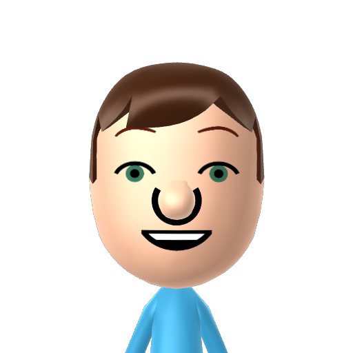 Ryan Mii character: from My Wii U Friend List (July 2017) [@AwesomeGamerland]