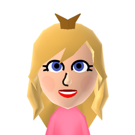 Peach Mii character preview