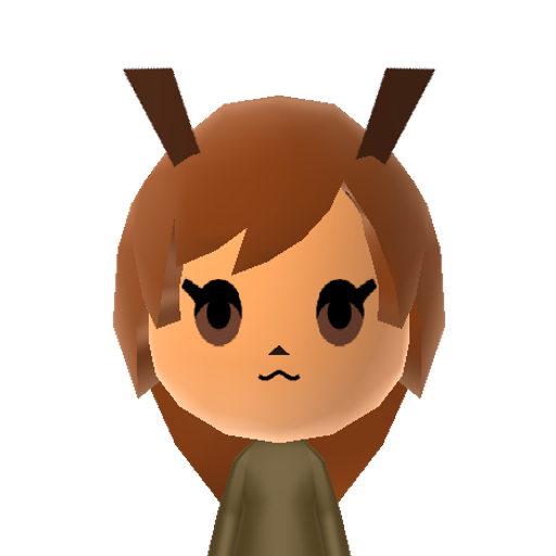 Eevee Mii character: These are extracted and derived from the Mii Central Miis from the 3DS Miitopia.