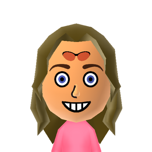 Betty Mii character: A Mii from Wii Sports Resort Deluxe, a mod for Wii Sports Resort