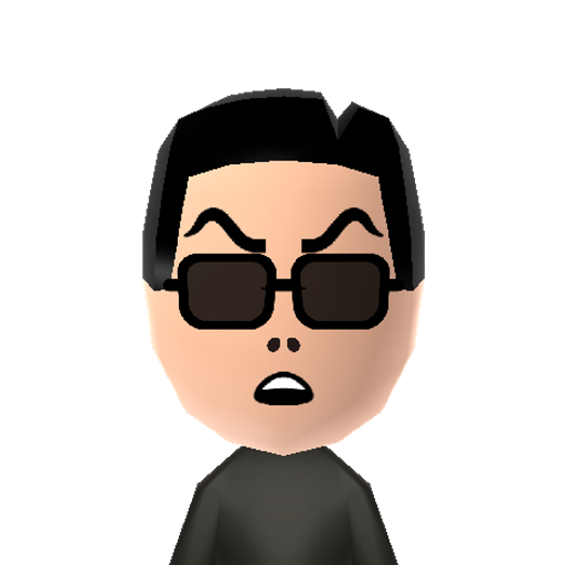 PSY Mii character preview